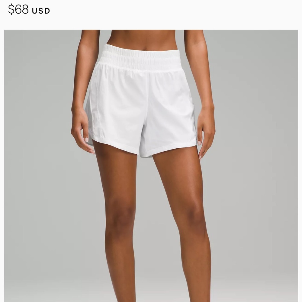 NWOT LULULEMON RUNNING SHORTS 4 S